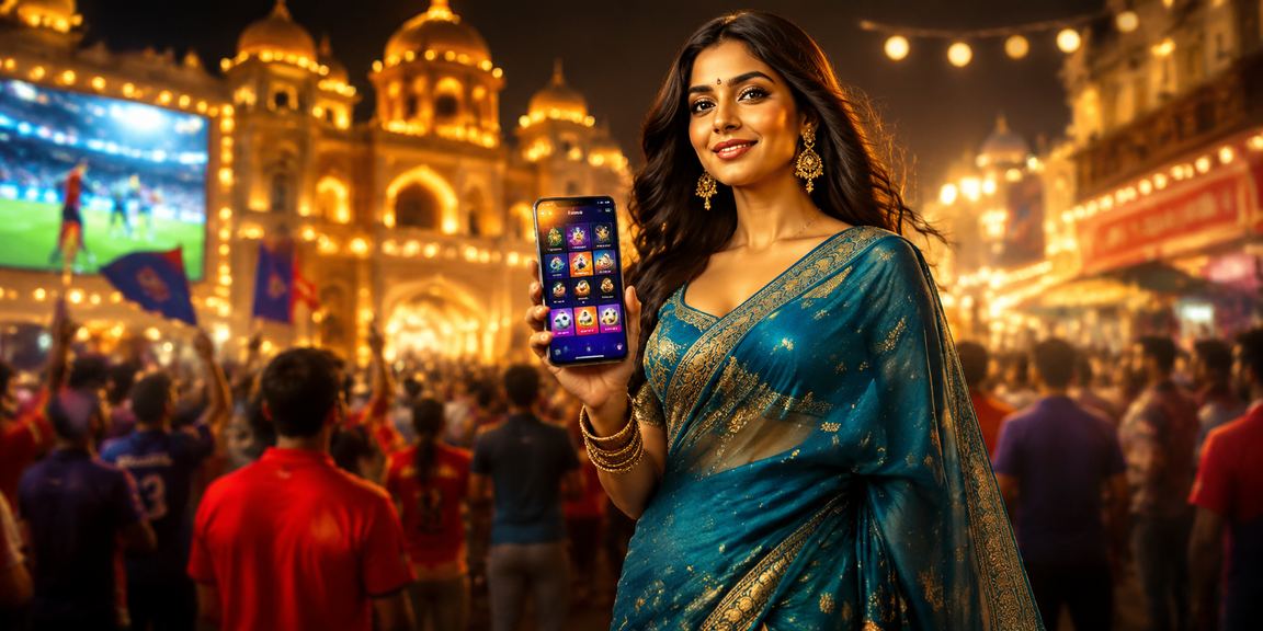 Indian player enjoying secure betting on smartphone